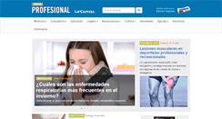 Desktop Screenshot of profesionales.lacapital.com.ar